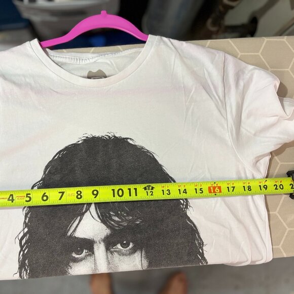 Frank Zappa silhouette portrait white Tshirt, UNISEX Size Medium - Picture 6 of 8